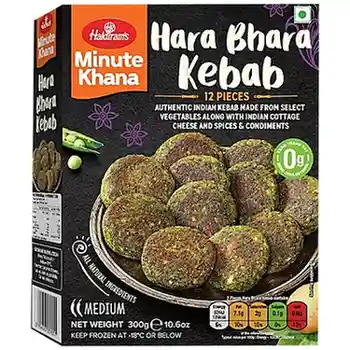 haldiram hara bhara kebab minute  khana ,300 g